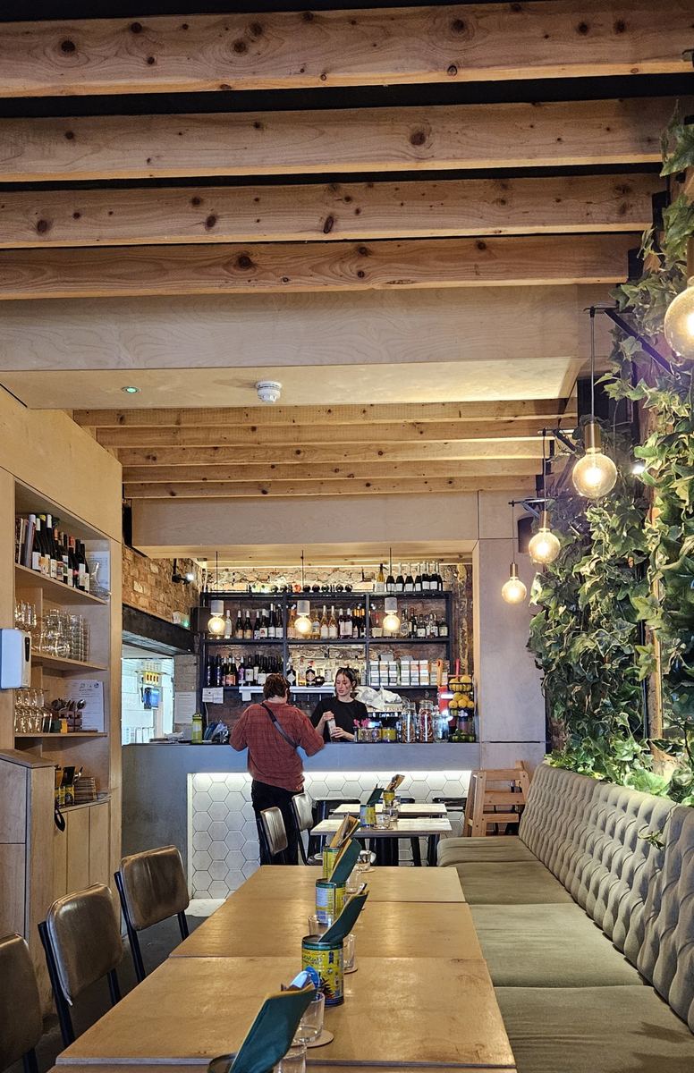 The long table at Hafla Hafla, Lark Lane